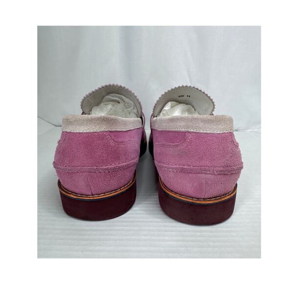 Marc Nolan Abe Suede Penny Loafers dusty rose 14
